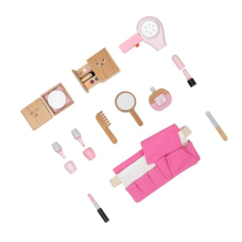 minkissy 1 Satz Kinderspielzeug Set aus Holz Simulierte Schminktasche für Mädchen Pädagogisches Rollenspiel für Kreative Sicher und für Haus und Spielzimmer minkissy 1 Satz Kinderspielzeug Set aus Holz Simulierte Schminktasche für Mädchen Pädagogisches Rollenspiel für Kreative Sicher und für Haus und Spielzimmer von minkissy