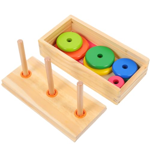 minkissy Lustigen Stapelringe Holz Spielzeug Für Kleinkinder Farbig Stapelbar Ringspielzeug Mit Farberkennung Für Kinderspielzeug minkissy Lustigen Stapelringe Holz Spielzeug Für Kleinkinder Farbig Stapelbar Ringspielzeug Mit Farberkennung Für Kinderspielzeug von minkissy