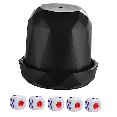 minkissy 1 Satz Kreatives Würfelspiel Set mit Leisen Würfeln für Partys Ktv und Spielabende Würfeln Unvergessliche Spielerlebnisse von minkissy