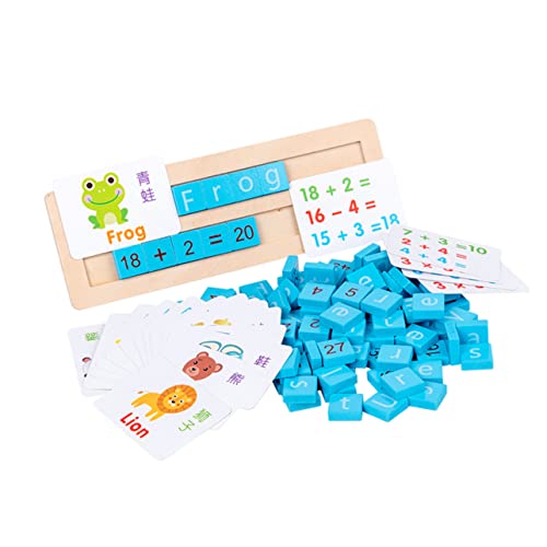 minkissy 1 Satz Lernspielzeug für Zahlen und Buchstaben Bausteine für Kreatives und Lernen Geeignet für Geburtstagsfeiern und Spielpreise aus Hochwertigem Einfach zu Bedienen Sicher und von minkissy