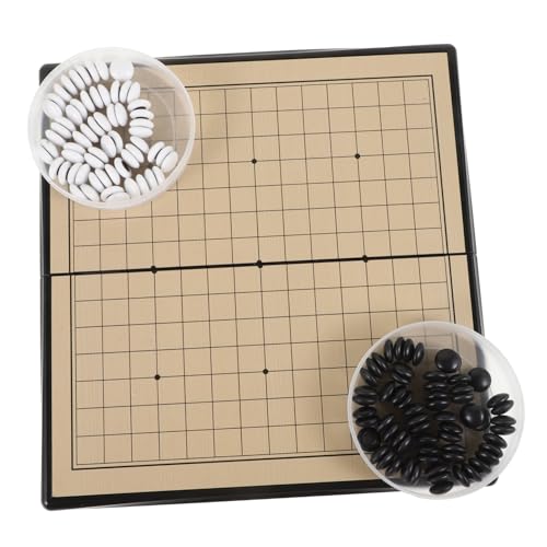 minkissy 1 Satz Magnetisches Go und Fünf in Reihe Schachspielset für Anfänger mit Praktischem Aufbewahrungskoffer Standardgröße Brettspiel Logischem und Kognitiven Fähigkeiten minkissy 1 Satz Magnetisches Go und Fünf in Reihe Schachspielset für Anfänger mit Praktischem Aufbewahrungskoffer Standardgröße Brettspiel Logischem und Kognitiven Fähigkeiten von minkissy