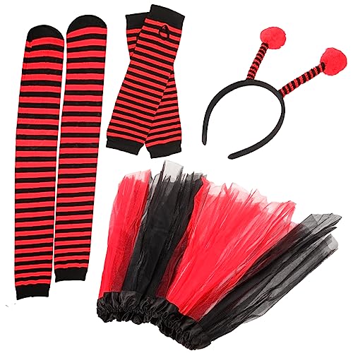minkissy 1 Satz Marienkäfer Bienenflügel Stirnband -Set Halloween Kostümzubehör Marienkäfer-Outfit Ballettröckchen Stolz Tutu Kostümversorgung Marienkäfer-Stirnband Stoff minkissy 1 Satz Marienkäfer Bienenflügel Stirnband -Set Halloween Kostümzubehör Marienkäfer-Outfit Ballettröckchen Stolz Tutu Kostümversorgung Marienkäfer-Stirnband Stoff von minkissy