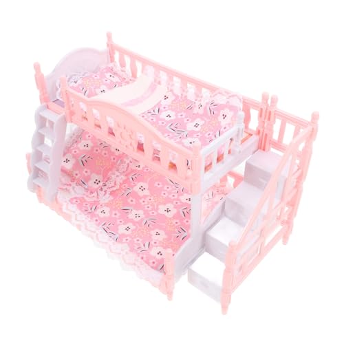 minkissy 1 Satz Mini Möbel mit Bettwäsche für Kreatives als Puppenzubehör Dekoration im Kinderzimmer von minkissy