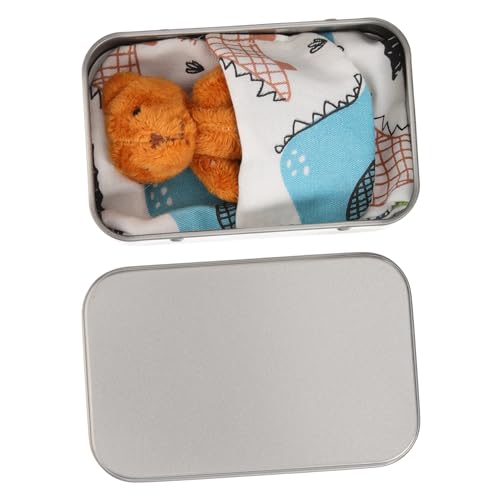 minkissy 1 Satz Mini Plüschbär im Blechkasten Kleines Stofftier Dekoration für Geburtstagsfeiern Hochzeiten Valentinstag und Weihnachten Süßes minkissy 1 Satz Mini Plüschbär im Blechkasten Kleines Stofftier Dekoration für Geburtstagsfeiern Hochzeiten Valentinstag und Weihnachten Süßes von minkissy