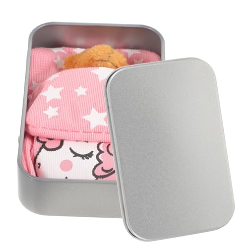 minkissy 1 Satz Miniatur Dekoration Plüschbär im Dosen Design Niedlicher Bär für Kinderzimmer Hochzeiten Geburtstage Valentinstag und Mehr Hergestellt aus Hochwertigem von minkissy