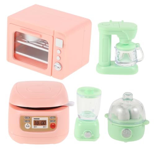 minkissy 1 Satz Miniatur Küchenzubehör für Puppenhäuser Realistische Elektrogeräte Wie Mini Ofen Kaffeemaschine und Mehr für Kreatives Spiel und Dekoration minkissy 1 Satz Miniatur Küchenzubehör für Puppenhäuser Realistische Elektrogeräte Wie Mini Ofen Kaffeemaschine und Mehr für Kreatives Spiel und Dekoration von minkissy