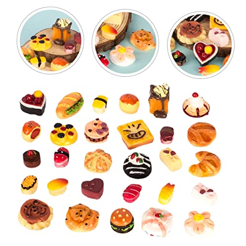 minkissy 1 Satz Miniatur Lebensmittel Set Teiliges Dekorationsset mit Resin Fake Food Ornament für Puppenhaus und Mini Küche Realistische Nachbildung von Brot Kuchen und Sushi minkissy 1 Satz Miniatur Lebensmittel Set Teiliges Dekorationsset mit Resin Fake Food Ornament für Puppenhaus und Mini Küche Realistische Nachbildung von Brot Kuchen und Sushi von minkissy