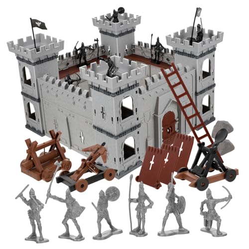 minkissy 1 Satz Miniaturmodell Set Antikes Römisches Kriegsgerät Lernspielzeug für Jungs Edukatives Spielset mit und Soldaten Figuren von minkissy