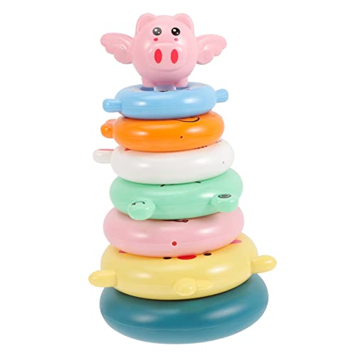 minkissy 1 Satz Rainbow Ring Stapelturm für Lagiges Montessori Lernspielzeug Kreativität und Hand Augen Koordination Sicheres Plastikspielzeug für Eltern Junge Mädchen Interaktion minkissy 1 Satz Rainbow Ring Stapelturm für Lagiges Montessori Lernspielzeug Kreativität und Hand Augen Koordination Sicheres Plastikspielzeug für Eltern Junge Mädchen Interaktion von minkissy