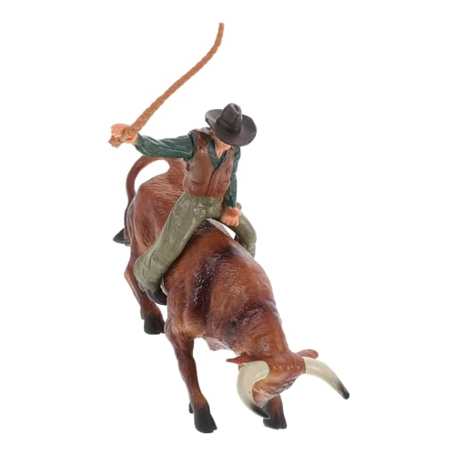 minkissy 1 Satz Realistischen Bullen und Cowboy Figuren Kinderspielzeug für Kreative Rollenspiele zur Dekoration von Zuhause Büro und Geschäften minkissy 1 Satz Realistischen Bullen und Cowboy Figuren Kinderspielzeug für Kreative Rollenspiele zur Dekoration von Zuhause Büro und Geschäften von minkissy