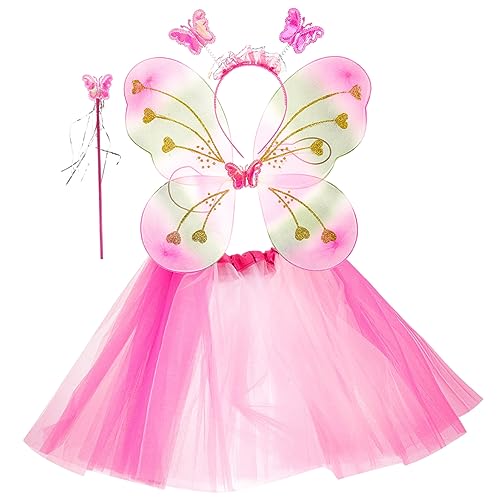 minkissy 1 Satz Regenbogen Tutu Rock mit Schmetterlingsflügeln Zauberstab Haarreifen für Fantasie Kostüm für Karneval Geburtstagsfeiern Cosplay Zufällige Farbe minkissy 1 Satz Regenbogen Tutu Rock mit Schmetterlingsflügeln Zauberstab Haarreifen für Fantasie Kostüm für Karneval Geburtstagsfeiern Cosplay Zufällige Farbe von minkissy