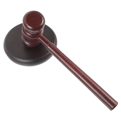 minkissy 1 Satz Richterhammer aus Holz für Juristen Auktionshammer für Kostüme und Schulaufführungen Handgefertigt mit Praktischem Holzsockel minkissy 1 Satz Richterhammer aus Holz für Juristen Auktionshammer für Kostüme und Schulaufführungen Handgefertigt mit Praktischem Holzsockel von minkissy