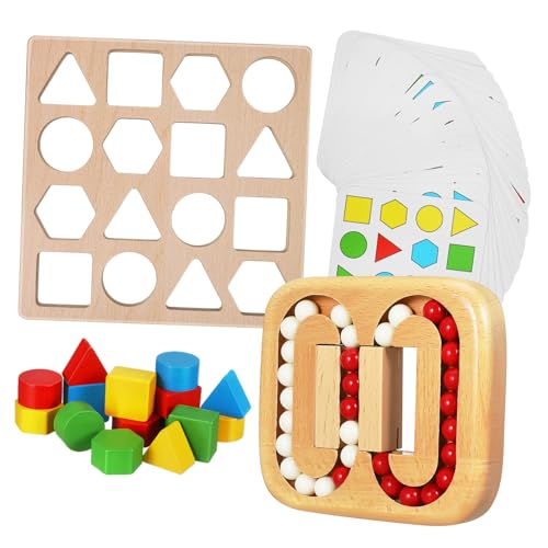 minkissy 1 Satz Rotierendes Kugelspiel Geometrische Geduldsspiele Kognitiven Fähigkeiten Aktivitäten für Ältere Erwachsene von minkissy
