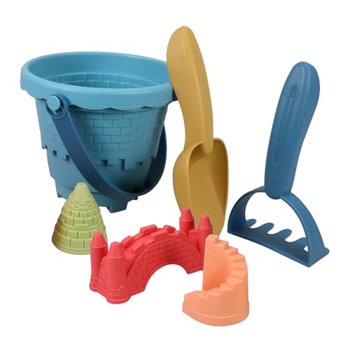 minkissy 1 Satz Sandspielzeug Set für Kreative Strandspielzeuge mit Eimer und Zubehör für Sandburgen und Spielspaß im Freien für Sommer Zufällige Farbe Zufällige Farbe von minkissy