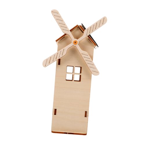 minkissy 1 Satz Solarbetriebene Holz Windmühle Bausatz für DIY Experimentier Kreativität und Problemlösungsfähigkeiten für Schulalter minkissy 1 Satz Solarbetriebene Holz Windmühle Bausatz für DIY Experimentier Kreativität und Problemlösungsfähigkeiten für Schulalter von minkissy