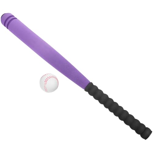 minkissy 1 Satz Sponge Rubber Baseball Set für Lustiges Outdoor mit Schläger und Ball für Aktivitäten im Freien Spielplatz und Garten Fördert Bewegung und Eltern Junge Zufällige Farbe von minkissy