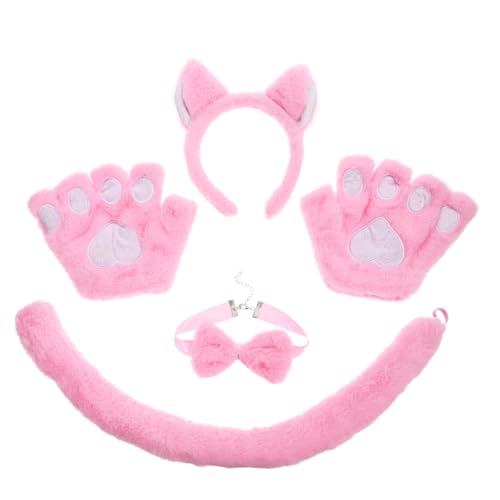 minkissy 1 Satz Stirnband Mit Katzenohren Kostüm Katzenpost Bausätze Katzenzubehör Handschuhe Körperpflege Pfote Thematisiert Stirnband Mit Tierelementen Plüsch Rosa minkissy 1 Satz Stirnband Mit Katzenohren Kostüm Katzenpost Bausätze Katzenzubehör Handschuhe Körperpflege Pfote Thematisiert Stirnband Mit Tierelementen Plüsch Rosa von minkissy
