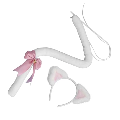 minkissy 1 Satz Stirnband mit Katzenohren Cosplay-Kostüm für Kinderpartys -Katze-Cosplay-Kostüm drinnen Haarnadel-Stirnband Kopfschmuck mit Cosplay-Kopfschmuck Stoff Weiß minkissy 1 Satz Stirnband mit Katzenohren Cosplay-Kostüm für Kinderpartys -Katze-Cosplay-Kostüm drinnen Haarnadel-Stirnband Kopfschmuck mit Cosplay-Kopfschmuck Stoff Weiß von minkissy