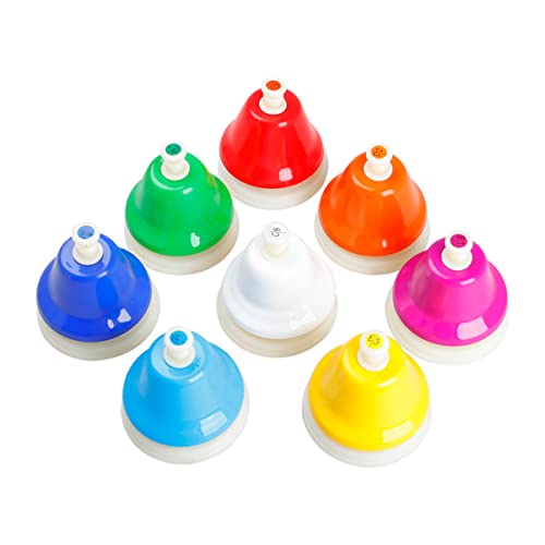 minkissy 1 Satz Teilige Klangglocken Farbenfrohes Musikspielzeug für Pädagogisches Instrument Kognitiven Entwicklung und Handfertigkeit von minkissy