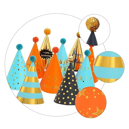 minkissy 1 Satz Teiliges Set mit Glitzer Geburtstagsmützen Zufälligen Designs Bronzing Geburtstagshüte für Partys Goldenem Gummiband für Feiern minkissy 1 Satz Teiliges Set mit Glitzer Geburtstagsmützen Zufälligen Designs Bronzing Geburtstagshüte für Partys Goldenem Gummiband für Feiern von minkissy