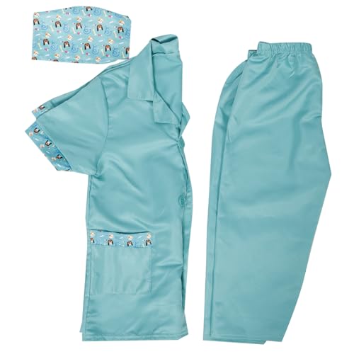 minkissy 1 Satz Tierarzt Kostüm für Atmungsaktiv Leicht für Rollenspiele Tierarzt Party und Bühnenaufführungen Perfektes Zubehör für Kleine Tierärzte von minkissy