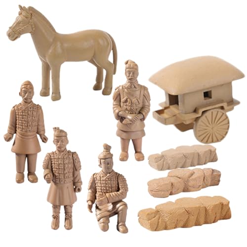 minkissy 1 Satz Vintage Terrakotta Krieger Figuren Miniatur Statue für Desktop Dekoration Handgefertigte Terracotta Krieger Skulpturen Teiliges Set Kreative Chinesische Ornamente minkissy 1 Satz Vintage Terrakotta Krieger Figuren Miniatur Statue für Desktop Dekoration Handgefertigte Terracotta Krieger Skulpturen Teiliges Set Kreative Chinesische Ornamente von minkissy