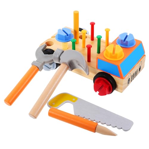 minkissy 1 Satz Werkzeugset für Schraubendreher und Montagewerkzeuge Lernspielzeug für Kleine Mit Schrauben und Hammer für Kreative und Praktische Erfahrungen minkissy 1 Satz Werkzeugset für Schraubendreher und Montagewerkzeuge Lernspielzeug für Kleine Mit Schrauben und Hammer für Kreative und Praktische Erfahrungen von minkissy
