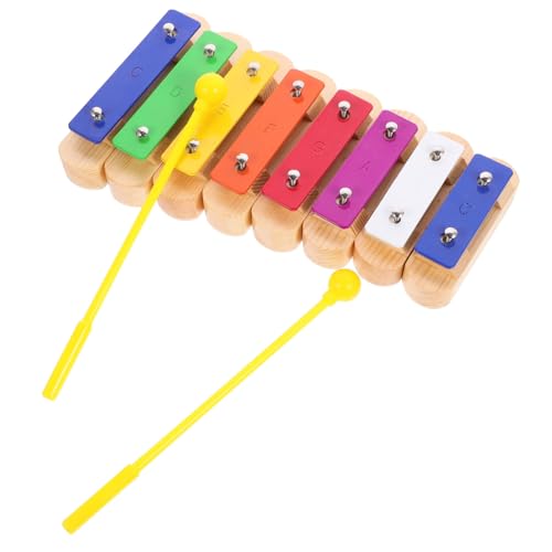 minkissy 1 Satz Xylophon aus Holz für Kleinkinder Musikinstrument mit Rhythmus Sticks Musikfähigkeiten und Hand Augen Koordination minkissy 1 Satz Xylophon aus Holz für Kleinkinder Musikinstrument mit Rhythmus Sticks Musikfähigkeiten und Hand Augen Koordination von minkissy