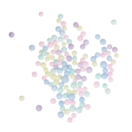 minkissy 1 Schachtel Bunte DIY Macaron Füllperlen Farbenfrohe Schaumstoffkugeln für Geschenkboxen Bastelmaterial Dekoration für Heim Partygestaltung von minkissy