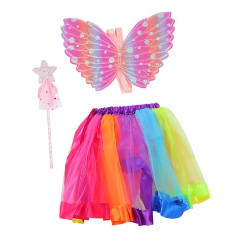 minkissy 1 Set 3 Teiliges Set Schmetterlingsflügel Requisiten Kostüme Rock Kostümzubehör Flügel Mit Feenstab Party Dekoflügel Kostümzubehör Kostümflügel Feenstab Tuch Rosa minkissy 1 Set 3 Teiliges Set Schmetterlingsflügel Requisiten Kostüme Rock Kostümzubehör Flügel Mit Feenstab Party Dekoflügel Kostümzubehör Kostümflügel Feenstab Tuch Rosa von minkissy