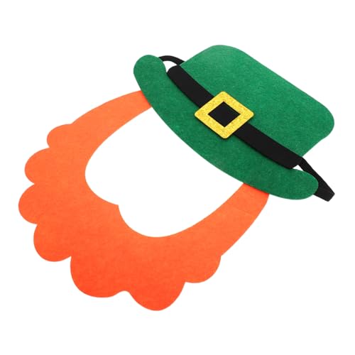 minkissy 1 Set Lustige Aufkleber Mit Falschem Schnurrbart Halloween Falscher Bart Partygeschenke Zum St Patricks Day Requisiten Zum St Patrick's Day Bart Zum St Patricks Day von minkissy