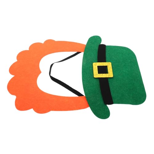 minkissy 1 Set Lustige Aufkleber Mit Falschem Schnurrbart St Patricks Day St Patricks Day Requisiten St Patricks Day Schnurrbart St Patricks Day Partyzubehör Bart von minkissy