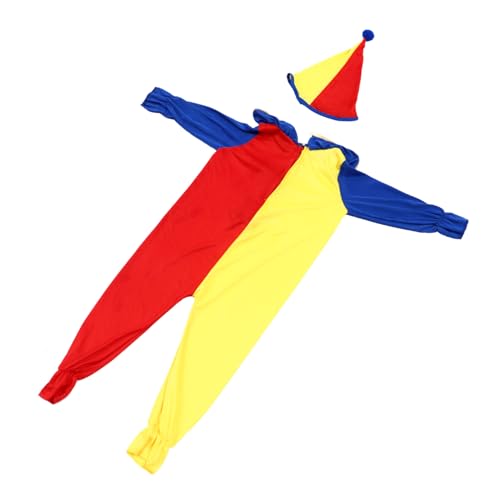 minkissy 1 Set Rotes Clownkostüm Outfit Kostüm Kinderclown Breiter Krempenhut Clownanzug Babyclownkostüm UV Kappe Clownkostüm Kleinkinderanzug Kostüme Bekleidung Aus Chemiefaser minkissy 1 Set Rotes Clownkostüm Outfit Kostüm Kinderclown Breiter Krempenhut Clownanzug Babyclownkostüm UV Kappe Clownkostüm Kleinkinderanzug Kostüme Bekleidung Aus Chemiefaser von minkissy