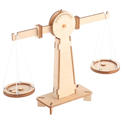 minkissy 1 Stück DIY Balance Scale Holzspielzeug für Lehrreiches Messspielzeug mit Hebelmechanismus Interaktives Lernspielzeug Ab Jahren Fördert die Balance und Feinmotorik Hochwertiges von minkissy
