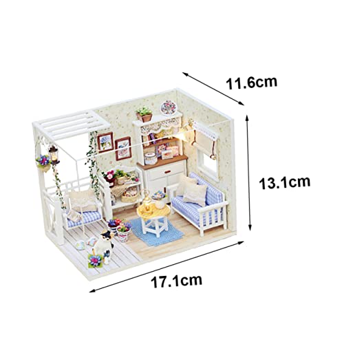 minkissy 1 Stück DIY Miniaturhaus Modellbausatz für Kreatives für Kleine Hände Sicheres und Elegantes für Altersgruppen Fördert die Fantasie Rollenspiel für Familienaktivitäten und minkissy 1 Stück DIY Miniaturhaus Modellbausatz für Kreatives für Kleine Hände Sicheres und Elegantes für Altersgruppen Fördert die Fantasie Rollenspiel für Familienaktivitäten und von minkissy