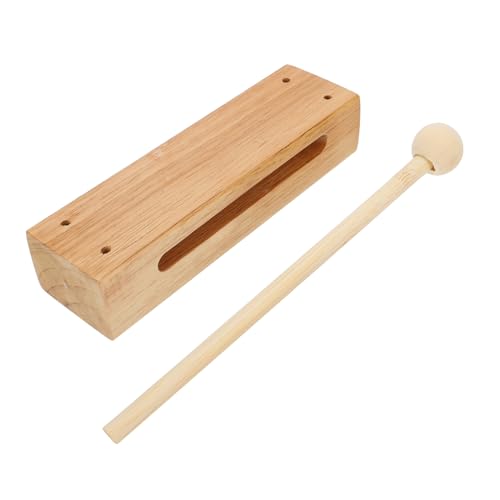 minkissy 1 Stück Holz Percussion Instrument für Pädagogisches Musikspielzeug Leicht für Geburtstagsfeiern und Kinderfeste Fördert das Hörvermögen Kreativität von minkissy