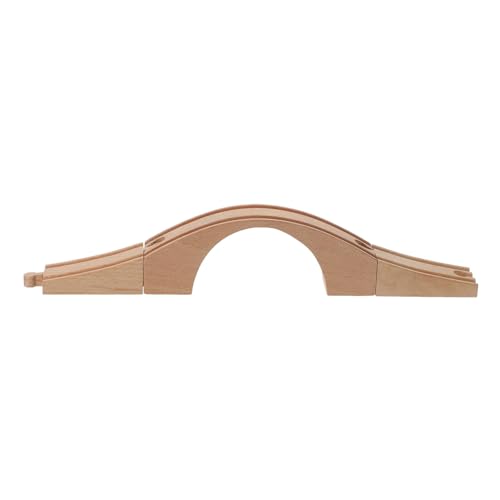 minkissy Holz Eisenbahnbrücke Spielzeug für Kinder Erweiterungszubehör für Holzeisenbahn Eisenbahnszenenbahn für Kreatives Spielen minkissy Holz Eisenbahnbrücke Spielzeug für Kinder Erweiterungszubehör für Holzeisenbahn Eisenbahnszenenbahn für Kreatives Spielen von minkissy