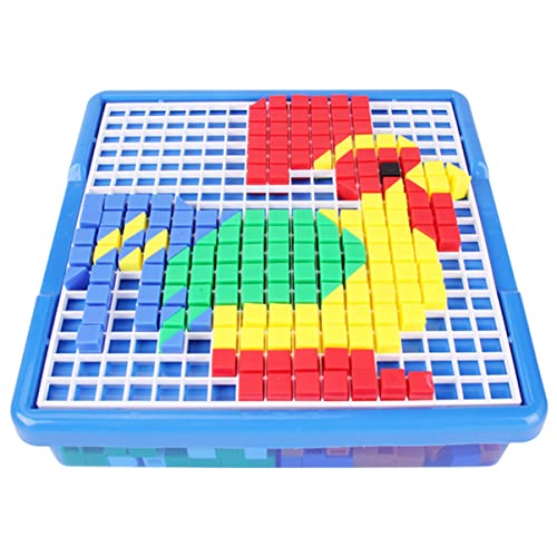 minkissy 1 Stück Lernspielzeug Pädagogisches Puzzle aus Kunststoff Kunstplatte für Kreatives Fantasie und Farberkennung von minkissy