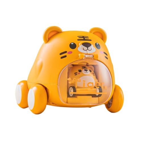 minkissy Pull Back Auto Spielzeug für Kinder Form Lernspielzeug für Babys und Kleinkinder Kompakt und Farbenfroh Sicheres Abs Material von minkissy
