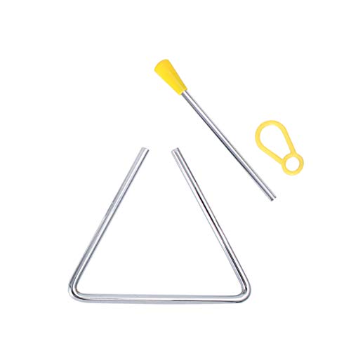 minkissy 1 Stück Triangel Musikspielzeug für Percussion Instrument zur Musikalischen Früherziehung Geeignet für Kindergarten und Zuhause Fördert die Hand Augen Koordination Hörvermögen von minkissy