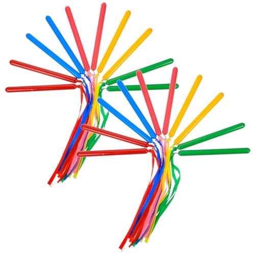 minkissy 10 Paare Bunte Rhythmusstäbe mit Farbigen Bändern Langlebige Percussion Spielzeuge aus Kunststoff und Nylon Kindersichere Orff Instrumente für Musikunterricht und Spielerisches minkissy 10 Paare Bunte Rhythmusstäbe mit Farbigen Bändern Langlebige Percussion Spielzeuge aus Kunststoff und Nylon Kindersichere Orff Instrumente für Musikunterricht und Spielerisches von minkissy
