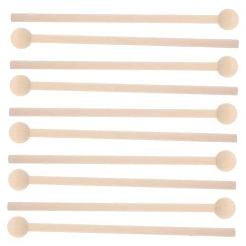 minkissy 10 Stück Holz Trommelstöcke für Rutsch Griff Perkussionsinstrumente für Anfänger und Schüler für Xylophon und DIY Musikprojekte minkissy 10 Stück Holz Trommelstöcke für Rutsch Griff Perkussionsinstrumente für Anfänger und Schüler für Xylophon und DIY Musikprojekte von minkissy