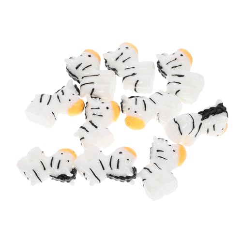 minkissy 10 Stück Mini Zebra Teiliges für Sukkulenten und Kreative Gestaltung Hochwertige Tischornamente für Zuhause Hotel und Restaurant Sicher und Langlebig von minkissy
