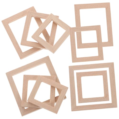 minkissy 10 Stück Miniatur Bilderrahmen Teiliges Holz für Puppenhaus Handgefertigte Fotorahmen für Mini Haus Dekoration Komfortabler Touch und Hohe Haltbarkeit minkissy 10 Stück Miniatur Bilderrahmen Teiliges Holz für Puppenhaus Handgefertigte Fotorahmen für Mini Haus Dekoration Komfortabler Touch und Hohe Haltbarkeit von minkissy