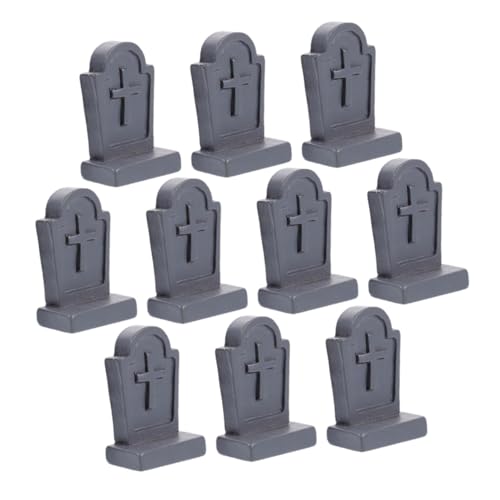 minkissy 10 Stück Miniatur Grabsteine Handgefertigte Halloween Dekoration für Puppenhaus Resin Grabstein Figuren für Gruselige Deko im und Außenbereich minkissy 10 Stück Miniatur Grabsteine Handgefertigte Halloween Dekoration für Puppenhaus Resin Grabstein Figuren für Gruselige Deko im und Außenbereich von minkissy