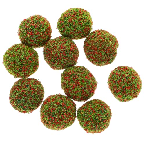minkissy 10 Stück Miniatur Strauchball Kunstpflanzen für Sandtisch und Mikrolandschaft Bunte Vegetation für Modellbau und DIY Dekoration minkissy 10 Stück Miniatur Strauchball Kunstpflanzen für Sandtisch und Mikrolandschaft Bunte Vegetation für Modellbau und DIY Dekoration von minkissy