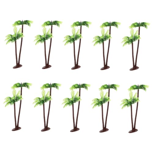 minkissy 10 Stück Realistische Künstliche Kokospalmen für Cake Toppers Wohnkultur Fotografie Requisiten Hohe Dekoration von minkissy