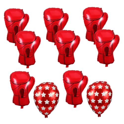 minkissy 10 Stück Teiliges Aufblasbare Rote Boxing Glove Folienballons Lebendige Sportparty Deko für Geburtstags und Wrestling Events Einfach Aufzublasen und Aufzuhängen Dynamisches minkissy 10 Stück Teiliges Aufblasbare Rote Boxing Glove Folienballons Lebendige Sportparty Deko für Geburtstags und Wrestling Events Einfach Aufzublasen und Aufzuhängen Dynamisches von minkissy