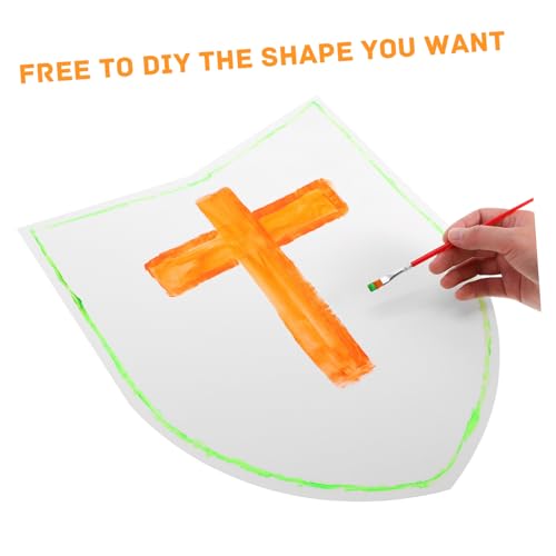 minkissy 10 Stück Teiliges DIY Blanko Graffiti Schild Leichtes Stabiles Kinderspielzeug für Jungen und Mädchen Tragbar Robustes Papiermaterial für Kostümpartys Rollenspiele und Kreative minkissy 10 Stück Teiliges DIY Blanko Graffiti Schild Leichtes Stabiles Kinderspielzeug für Jungen und Mädchen Tragbar Robustes Papiermaterial für Kostümpartys Rollenspiele und Kreative von minkissy