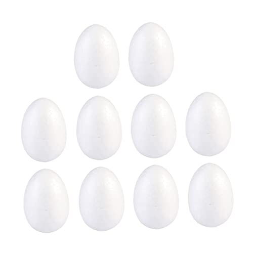 minkissy 10 Stück Teiliges Ei Weiß zum Bemalen und Basteln Stabile Schaumstoff Eier für Osterdeko DIY Craft Egg für Familienfest Vielseitig für Fest und Jahreszeitendekoration minkissy 10 Stück Teiliges Ei Weiß zum Bemalen und Basteln Stabile Schaumstoff Eier für Osterdeko DIY Craft Egg für Familienfest Vielseitig für Fest und Jahreszeitendekoration von minkissy